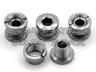 Titanium Chainring nut+Bolt